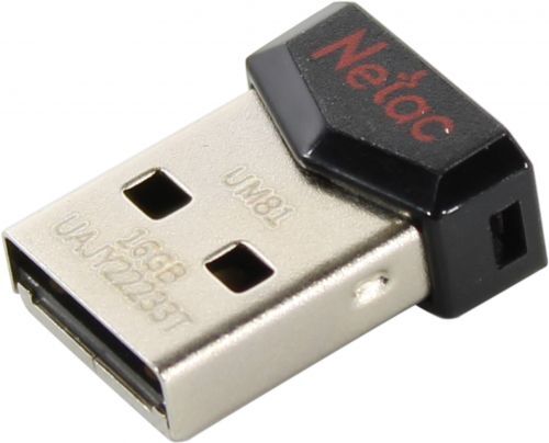 Флешка Netac 32GB UM81 USB2.0 черный (NT03UM81N-032G-20BK)