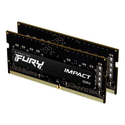 Оперативная память Kingston FURY Impact 32GB SODIMM DDR4 (2x16GB) 3200MHz (KF432S20IBK2/32)