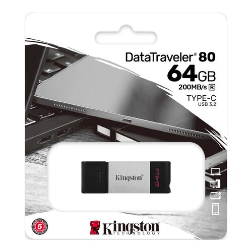 Флеш-накопитель Kingston DataTraveler 80 64GB (DT80/64GB)