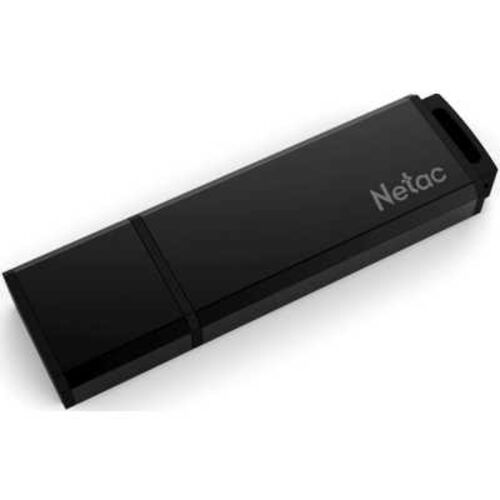 Флешка Netac 64GB U351 USB2.0 металл/черный (NT03U351N-064G-20BK)