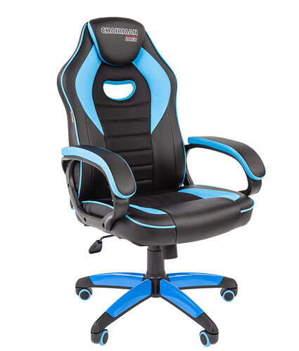 Кресло геймерское CHAIRMAN GAME 16 BLACK/BLUE