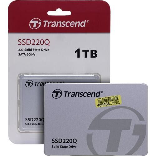 SSD-диск Transcend SSD220Q 1Tb 2.5" SATA III (TS1TSSD220Q)