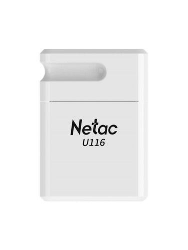 Флешка Netac 16GB U116 USB2.0 белый (NT03U116N-016G-20WH)