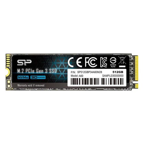 SSD-диск Silicon Power P34A60 512Gb PCIe (SP512GBP34A60M28)
