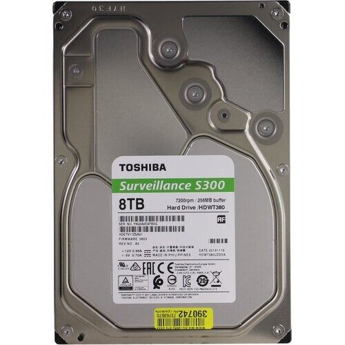 Жесткий диск Toshiba SATA 8TB 7200RPM 6GB/S 256MB HDWT380UZSVA