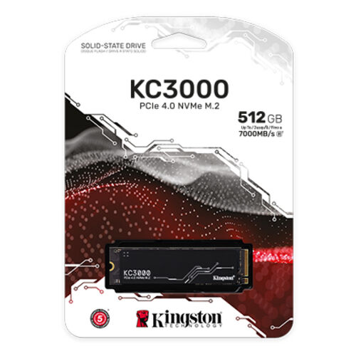 SSD-диск Kingston KC3000 512Gb M.2 2280 NVME PCIe 4.0  (SKC3000S/512G)