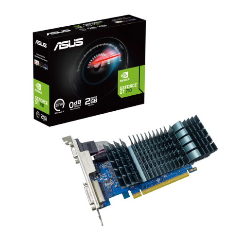 Видеокарта Asus GeForce GT 710 2GB DDR3 (GT710-SL-2GD3-BRK-EVO)