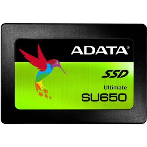 SSD-диск ADATA 480GB SU650 TLC 2.5" SATAIII 3D NAND, SLC cach / without 2.5 to 3.5 brackets / blister ASU650SS-480GT-R