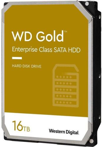 Жесткий диск Western Digital GOLD 16Tb 3.5" SATA III Buffer 512Mb (WD161KRYZ)