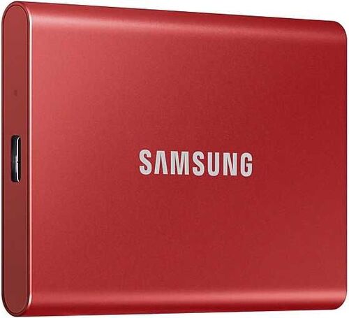 Внешний SSD диск Samsung T7 External 1Tb USB 3.2 Red (MU-PC1T0R/WW)