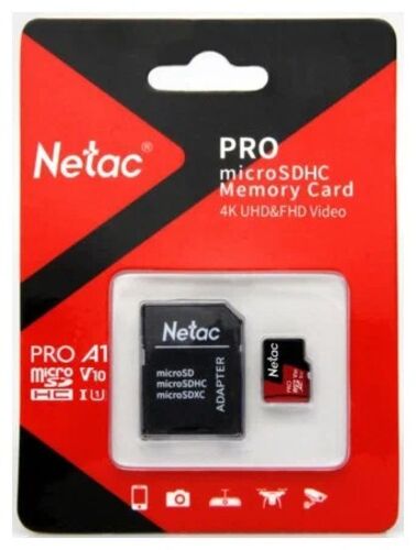 Карта памяти Netac 16GB microSDHC P500 Extreme Pro (NT02P500PRO-016G-R)