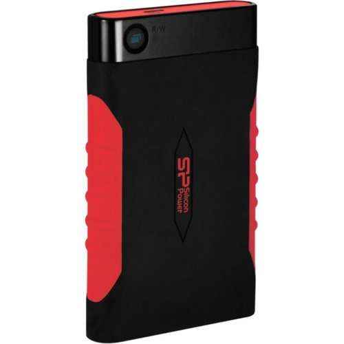 Внешний жесткий диск Silicon Power Armor A15 2Tb 2.5" USB 3.0 Black-Red (SP020TBPHDA15S3L)