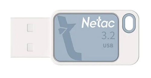 Флешка Netac 64GB UA31 USB3.2 белый (NT03UA31N-064G-32BL)