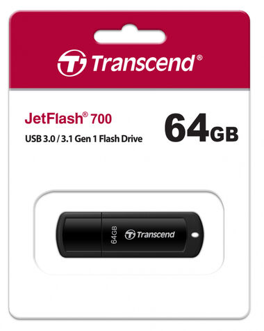Флешка Transcend 64GB JetFlash 700 TS64GJF700