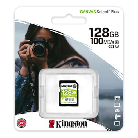 Карта памяти Kingston Canvas Select Plus 128GB (SDS2/128GB)