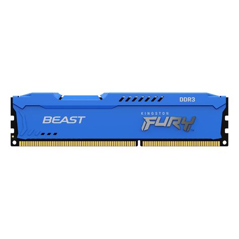 Оперативная память Kingston FURY Beast 4GB UDIMM DDR3 (1x4GB) 1600MHz Blue (KF316C10B/4)