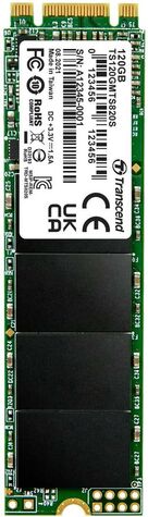 SSD-диск Transcend 120GB, M.2 2280 SSD, SATA3, TLC TS120GMTS820S