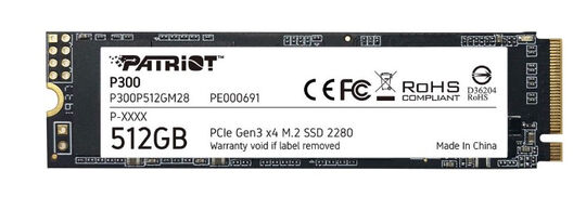 SSD-диск M.2 2280 512GB QLC P300P512GM28 PATRIOT