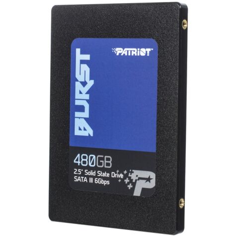 SSD-диск Patriot SSD BURST ELITE 480Gb 2.5" SATA III 3D TLC (PBE480GS25SSDR)