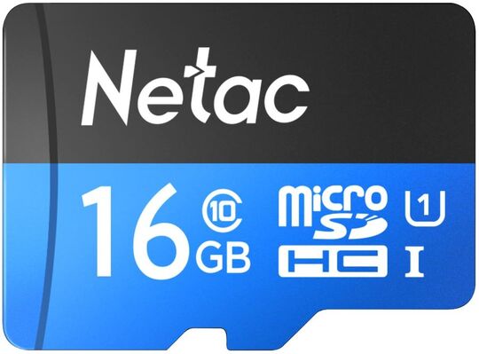 Карта памяти Netac (без адаптера) 16GB microSDHC P500 (NT02P500STN-016G-S)
