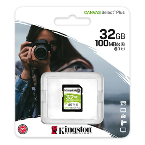Карта памяти Kingston Canvas Select Plus 32GB (SDS2/32GB)