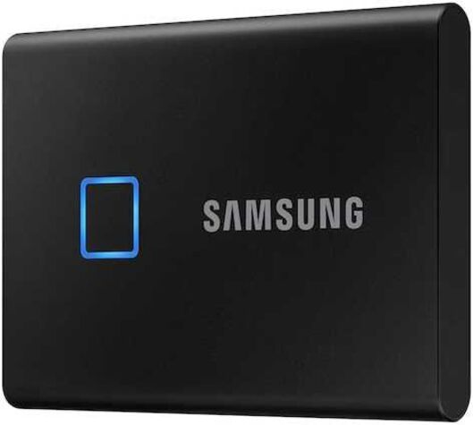 Внешний SSD-диск Samsung 1Tb T7 Touch USB 3.2 Gen 2 Type-C (MU-PC1T0K/WW)