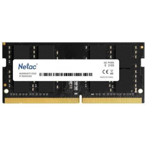 Оперативная память Netac 16GB Basic SO-DIMM DDR4 (1x16GB) 3200Mhz (NTBSD4N32SP-16)