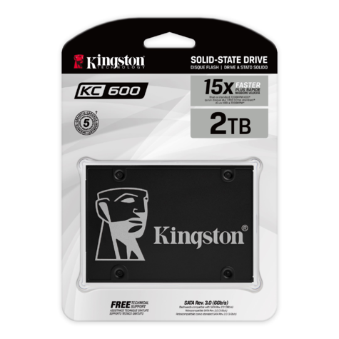 SSD Накопитель Kingston KC600 2048GB (SKC600/2048G)