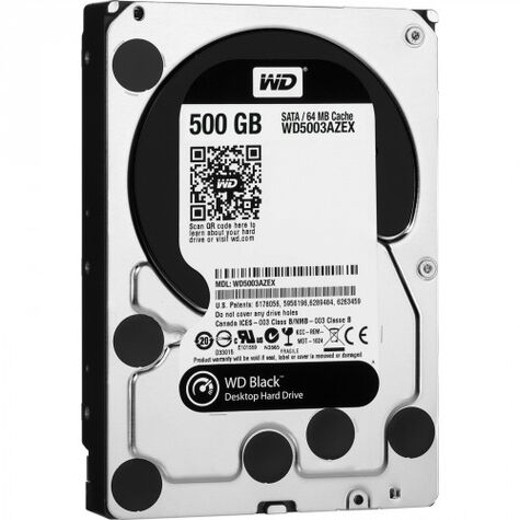 Жесткий диск Western Digital SATA-III 500Gb Caviar Black 7200RPM 64MB 3,5" WD5003AZEX