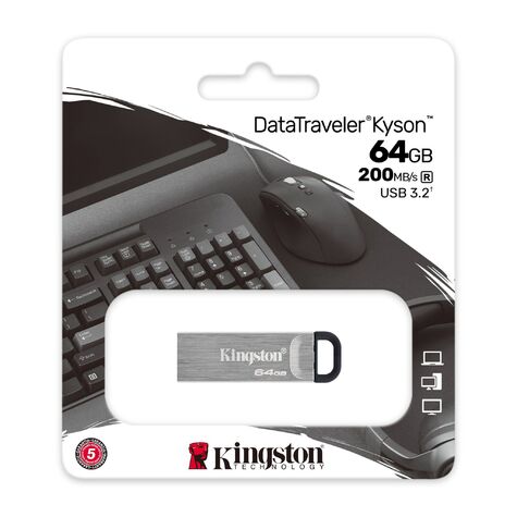Флеш-накопитель Kingston DataTraveler Kyson 64GB (DTKN/64GB)