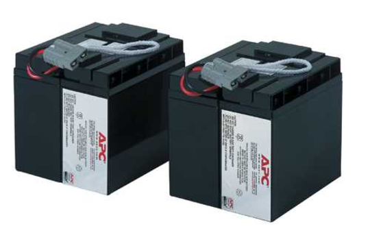 Аккумулятор APC Battery replacement kit for SUA48RMXLBP3U, SUA48XLBP, SUA5000RMI5U, SUA2200I, SUA3000I, SUA3000XLI, SUA2200XLI (состоит из 2 батарей) RBC55