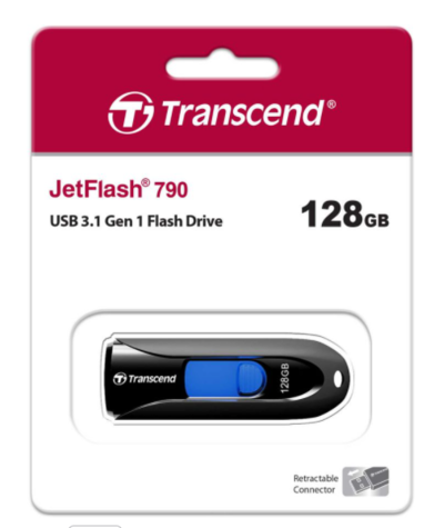 Флешка Transcend 128GB JetFlash 790 (TS128GJF790K)