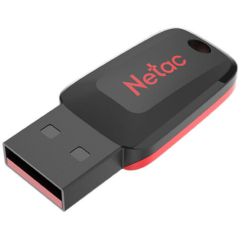 Флешка Netac 64GB U197 USB2.0 черный (NT03U197N-064G-20BK)