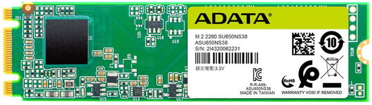 SSD-диск A-DATA Ultimate SU650 120Gb M.2 2280 SATA III 3D TLC (ASU650NS38-120GT-C)