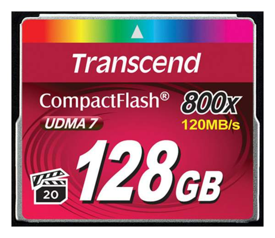 Карта памяти Transcend CF 128GB Ultra Speed 800X TS128GCF800