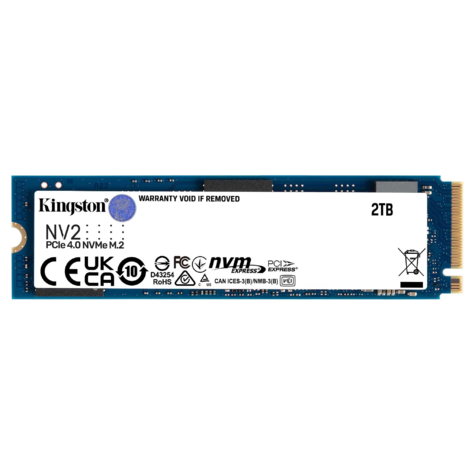 SSD-диск Kingston NV2 2TB M.2 2280 PCI-E 4.0 NVMe (SNV2S/2000G)