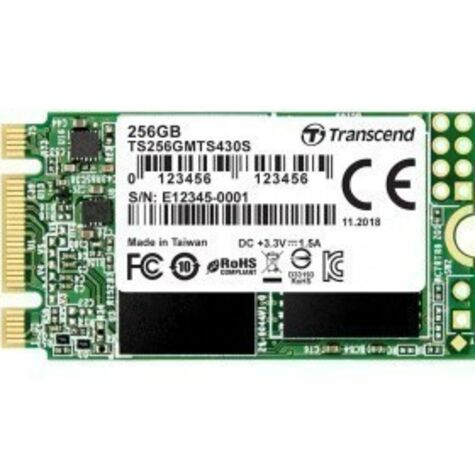 SSD-диск Transcend MTS430 256Gb M.2 2242 SATA III (TS256GMTS430S)