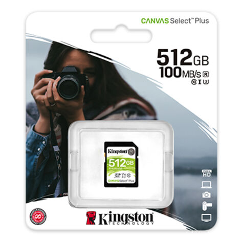 Карта памяти Kingston Canvas Select Plus 512GB (SDS2/512GB)