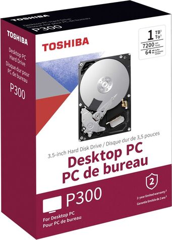 Жесткий диск Toshiba P300 SATA3 1TB 3.5" 7200rpm 64Mb HDWD110EZSTA
