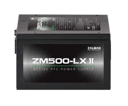 Блок питания Zalman Zalman ZM500-LXII 500Вт Retail (ZM500-LXII)