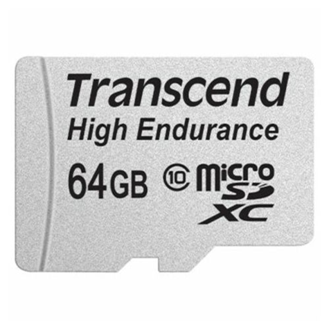 Карта памяти Transcend 64GB UHS-I Class 10 High Endurance R/W 21/20 MB/s TS64GUSDXC10V