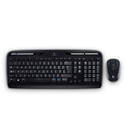 Клавиатура и мышь Logitech Wireless Combo MK330 Black USB беспроводные 920-003995