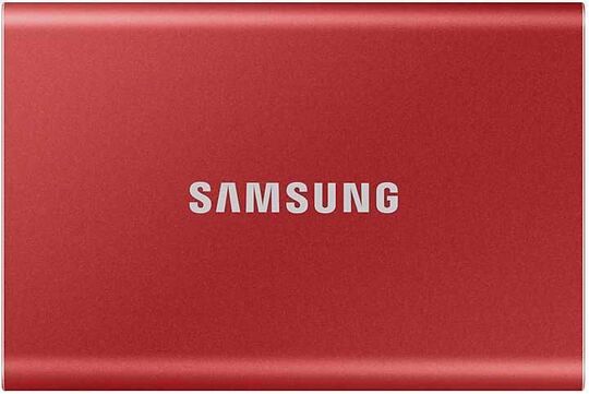 Внешний SSD диск Samsung T7 External 2Tb USB 3.2 Red (MU-PC2T0R/WW)
