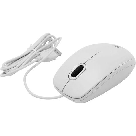 Мышь Logitech B100 Optical USB Mouse White 910-003360