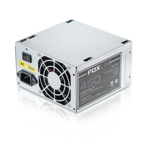 Блок питания Foxline ATX 450Вт 80мм вент. (FZ450)