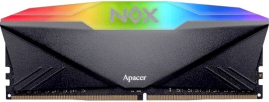 Оперативная память Apacer 8GB DIMM DDR4 3200MHz (PC4-25600) NOX RGB Black Gaming Memory XMP (AH4U08G32C28YNBAA-1)