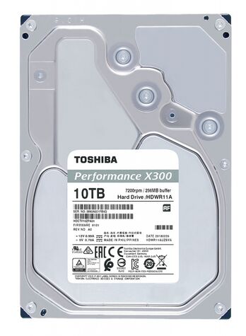 Жесткий диск Toshiba SATA 10TB 7200RPM 6GB/S 256MB HDWR11AUZSVA