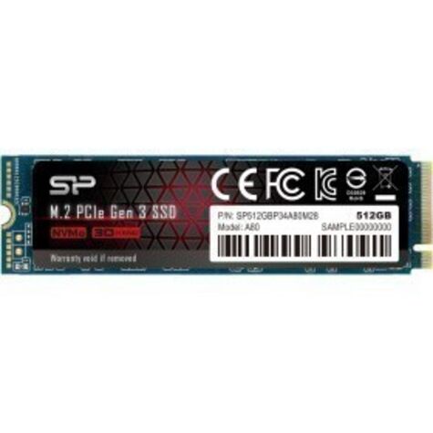 SSD-диск Silicon Power M.2 2280 512GB P34A80 (SP512GBP34A80M28)