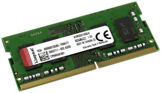 Оперативная память Kingston 4Gb SO-DIMM DDR4 (1x4Gb) 2666Mhz (KVR26S19S6/4)