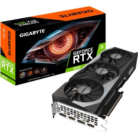 Видеокарта Gigabyte GeForce RTX3070 8Gb LHR (GV-N3070GAMING OC-8GD 2.0)